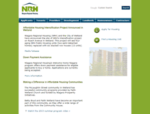 Tablet Screenshot of nrh.ca